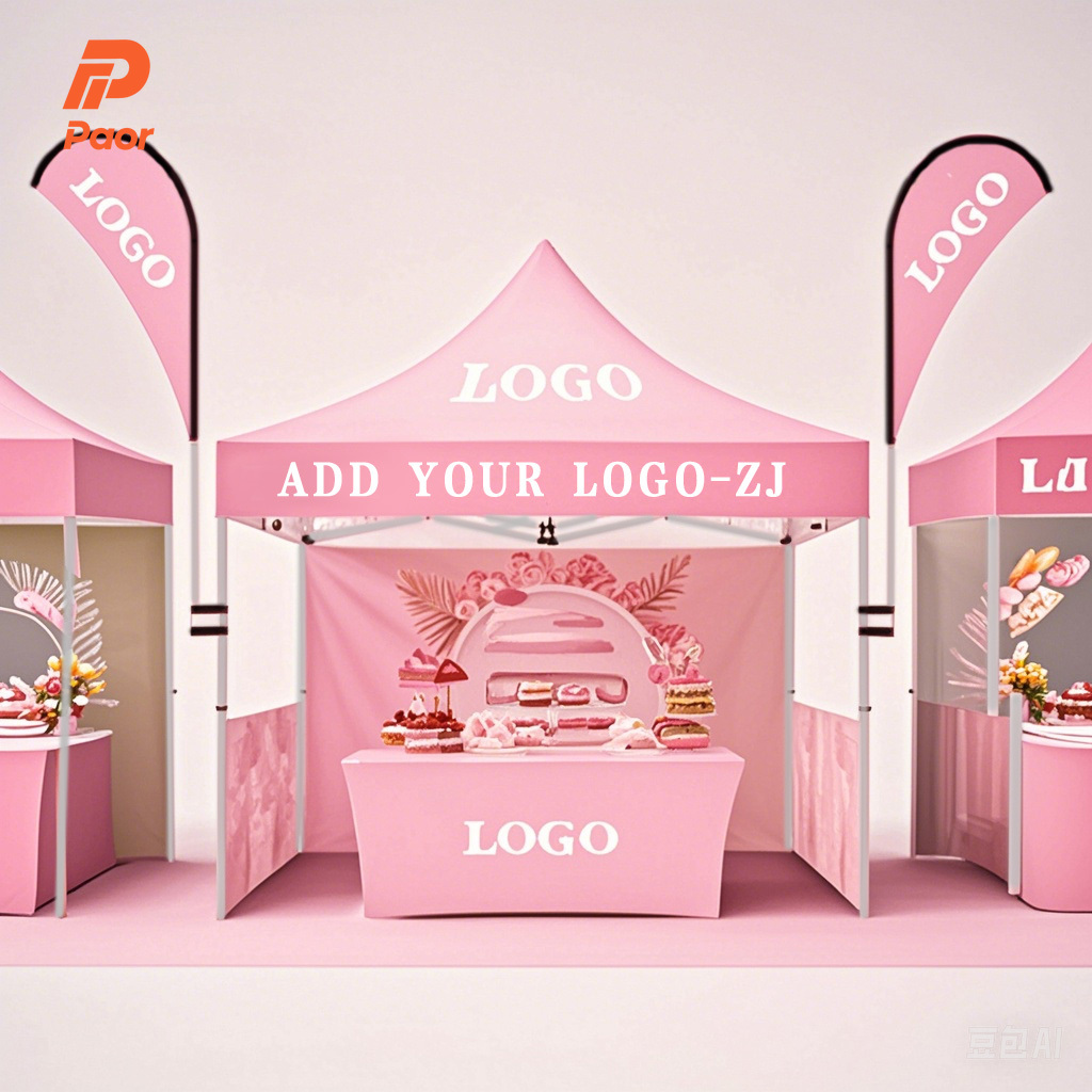 Commercial Printing & Graphics - Tente de salon professionnelle en aluminium