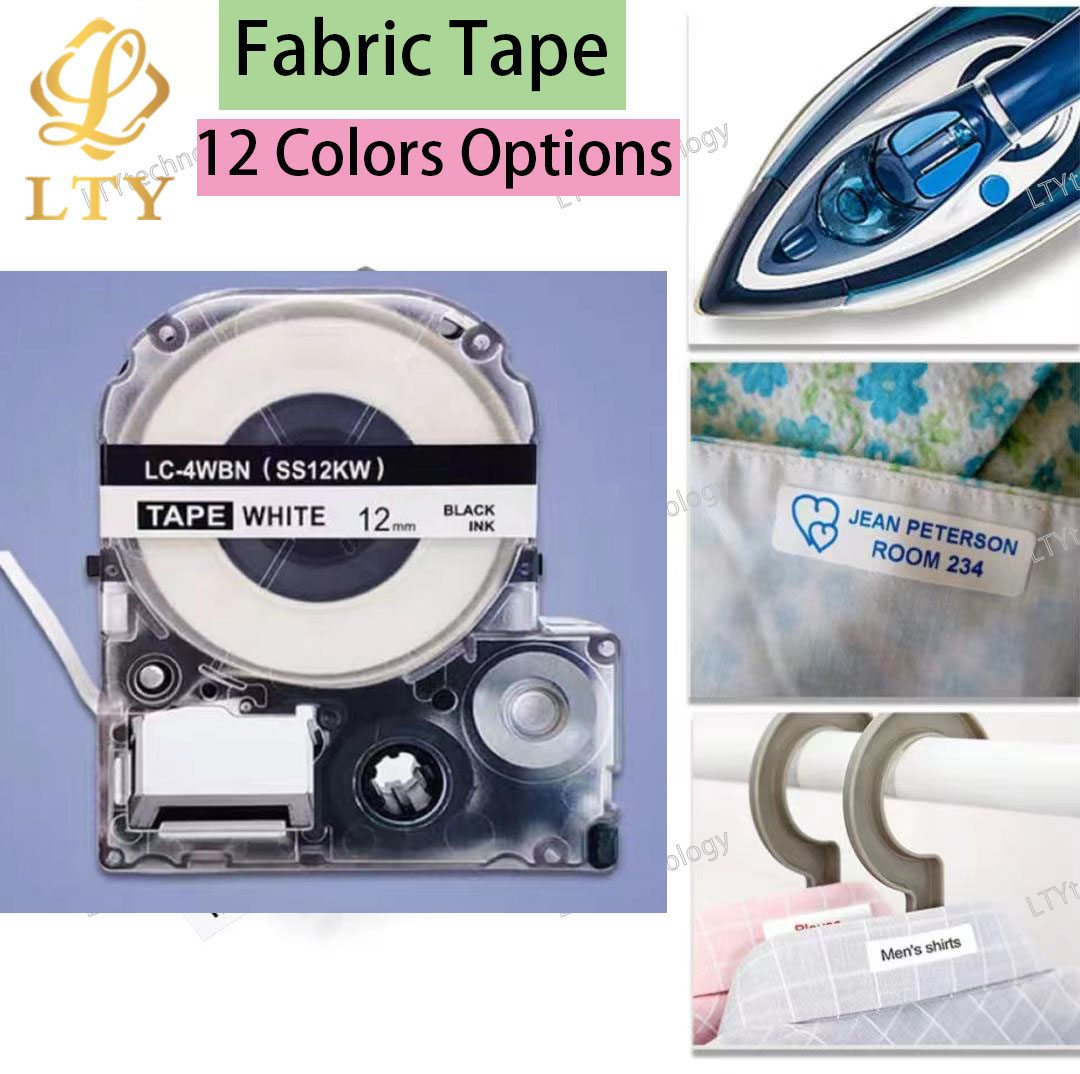 Commercial Fabric Printing Machine - Ruban d'étiquettes en tissu à repasser,