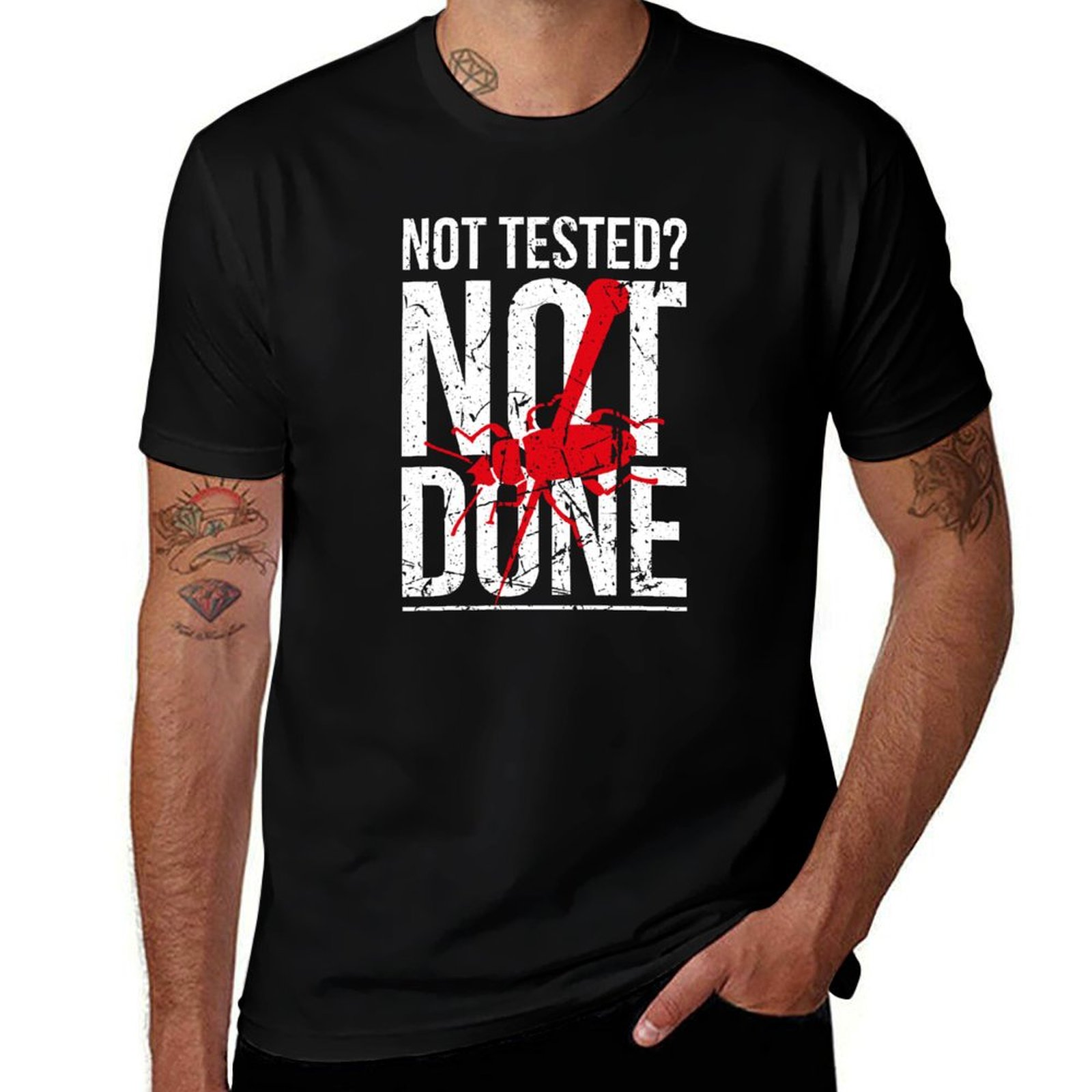 Non testé ? T-shirt à manches  - Printing Qc avis et prix